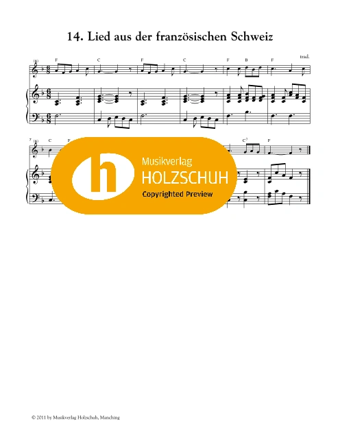 Lied aus der französischen Schweiz